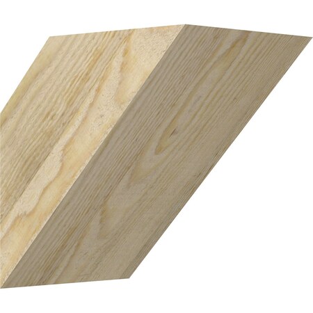 Ekena Millwork 6"W x 8"D x 8"H Traditional Rough Sawn Knee Brace, Douglas Fir BRC06X08X08TRA00RDF